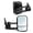 Black, variant on Towing Mirrors fit for 1999-2006 Chevy Silverado GMC Sierra 1500 2500 3500 Yukon XL Tahoe Suburban Avalanche Pickup Truck A Pair of Tow Mirror Black Cap