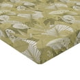 thumbnail image 4 of Ambesonne Tropical Fitted Sheet, Summer Design Exotic Leafy, Full Size, Pale Khaki Army Green, 4 of 5
