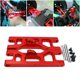thumbnail image 3 of Brazo de suspensión delantero inferior universal para coche RC 1/10 ECX 2WD 1/10 Axe 2WD rojo, 3 of 9