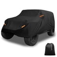 thumbnail image 1 of Cubierta de coche Unique Bargains para Jeep Wrangler JK 4 puertas 2007 -2017, película de aluminio, impermeable, 1 of 8