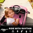 thumbnail image 6 of Qaba 12V Licensed Ford Mustang Mach-E Electric Car, Kids Ride On Car with Remote Control, Adjustable Speed, LED Light, Music, Suspension, Pink, 6 of 9