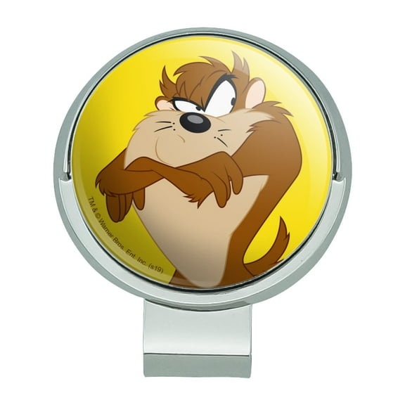 Looney Tunes Taz Golf Hat Clip With Magnetic Ball Marker