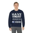 thumbnail image 5 of Have No Fear The Uruguayan is here Uruguay Pride Unisex Sweatshirt, S-2XL, 5 of 9