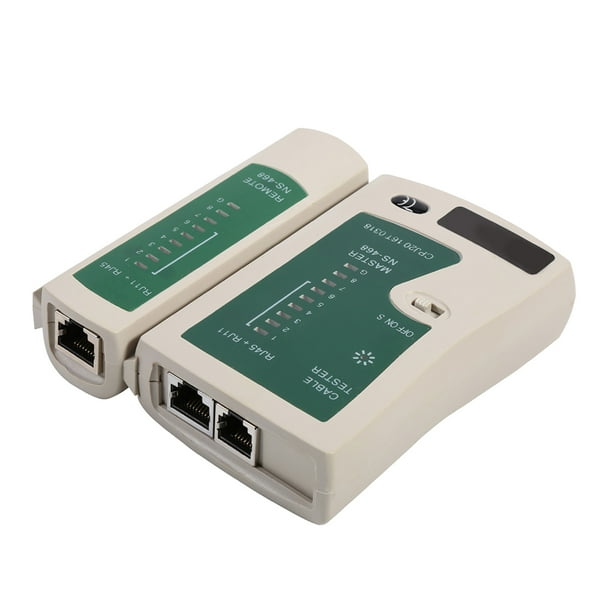 Comprobador de cables, crimpadora RJ45 RJ11, herramienta de red de cables, kit LAN probado y confiable