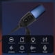 thumbnail image 5 of sweethay USB RGB Luz de respiración Micrófono de condensador con cable Living Chat Reducción de ruido Micrófono de escritorio Accesorios Sistemas de cine en casa, 5 of 6