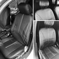 thumbnail image 3 of Juego de fundas de asiento de coche de cuero PU universal Ndcxsfigh  Protector de asiento estilo automático (2 uds), 3 of 5