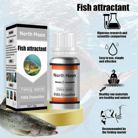 30g Fishing Bait Attractant Natural Scent Drag No-residue Fast Gathering 100m Penetration Effective Attract Fish Healthy Sea River Freshwater Fi