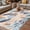 Blue Beige, variant on Ombre Green Pink Outdoor Rug for Patio/Deck/Porch, Non-Slip Large Area Rug 3 x 5 Ft, Summer Coastal Ocean Sea Beach Wave Indoor Outdoor Rugs Washable Area Rugs, Reversible Camping Rug Carpet Runner
