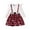z251126-Red, variant on XEGLSBU Girls Christmas Dress Size 7 Plaid Girls Party Dress with Cartoon Snowflake Plaid Pattern Festive Holiday Tutu Gown for Toddler and Kids Casual Play Red Size 4-5 Years