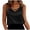 Black, variant on Womens Silk Satin Tank Tops V Neck Casual Cami Sleeveless Camisole Blouses Summer Basic Tank Shirt, White, S
