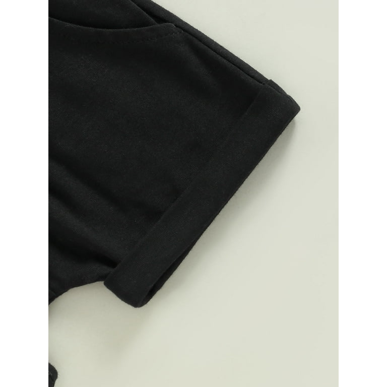 Plain black t top shirt 12-18 months