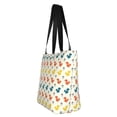 thumbnail image 2 of Vsdgher Colorful Squirrel print Reusable Shopping Grocery Bags for Women Shopping with Pouch Foldable Pouch Lightweight Polyester Fabric, 2 of 6