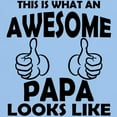 thumbnail image 3 of CafePress - Awesome Papa Looks Like T Shirt - Men's Classic Graphic T-Shirt, 3 of 4