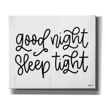 Epic Graffiti 'Good Night, Sleep Tight' by Imperfect Dust, Canvas Wall Art, 24"x20"