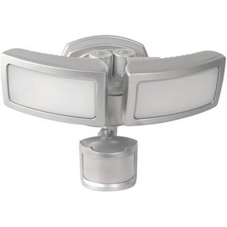 

FEIT Electric Motion-Sensing Hardwired LED Gray Security Floodlight