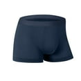 thumbnail image 2 of Afuyipoi Plus Size Underpants for Men,Breathable Low-rise Elastic Waistband Basic Underwear for Men Blue 2XL, 2 of 9