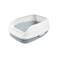 thumbnail image 3 of Bvdfgk Cat Litter Box Open Top Pet Litter Tray Durable Cat Litter Tray Cat Basin Sides White, 3 of 9