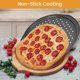 thumbnail image 4 of Sartén de pizza de 13 pulgadas para horno, paquete de 2 moldes redondos para pizza con agujeros antiadherentes, bandeja de pizza de acero al carbono con asas, charola para hornear pizza para, 4 of 4
