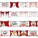 thumbnail image 2 of Funda de cojín navideña con patrón de copo de nieve de Papá Noel, funda de almohada decorativa para sofá, fundas de almohada de Año Nuevo 2024, 30x50cm, 2 of 4
