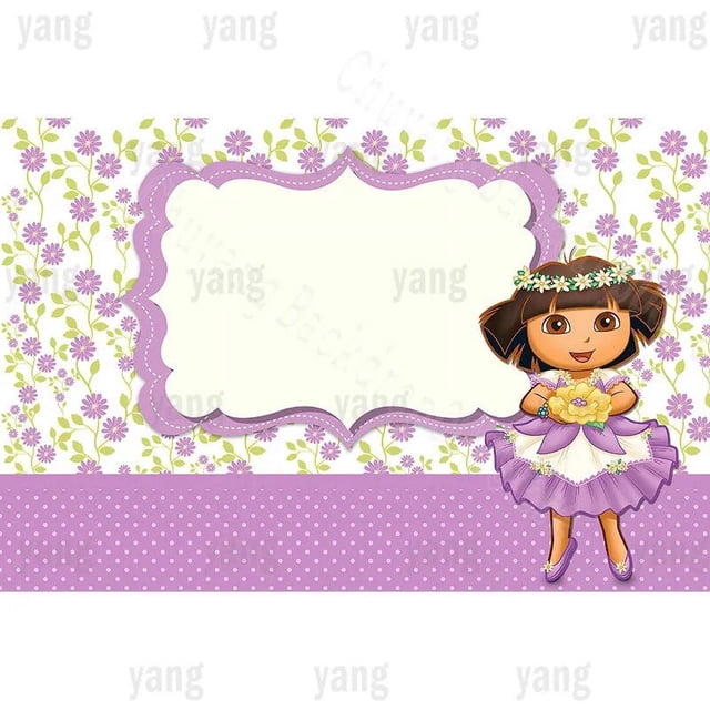 Fondos de fotografía personalizados de mono Dora, The Explorer, Brave Girls, Safari, fiesta de cumpleaños, pancarta de estudio fotográfico