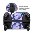 thumbnail image 2 of Kdxio pinkk flower crystal Skull Pattern Luggage Cover for Travel,Elastic and Durable,Fits 18-32 Inch,Anti-Scratch Suitcase Protector-No luggage included, 2 of 5