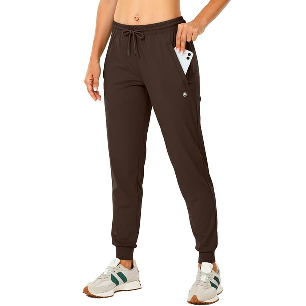 G Gradual Women's Joggers Pants with Zipper Pockets Tapered