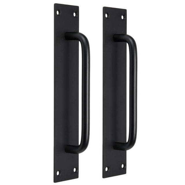 2 Uds licencia de Extracción de Manija de Granero Resistente de Aluminio para Puerta, Muebles de Cocina, Armario, Cajón 5704 + negro Cola Manija de la puerta del gabinete de aleación