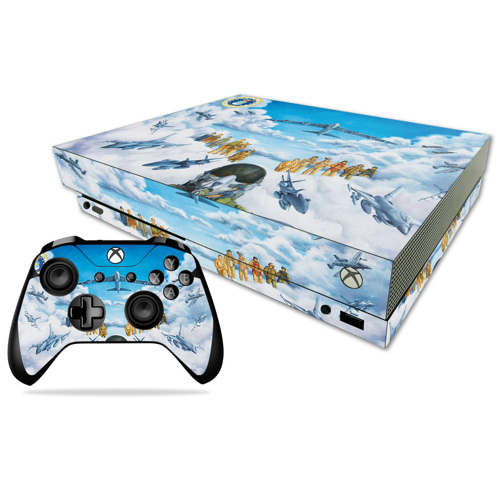Skin Decal Wrap Compatible With Microsoft Xbox One S Sticker Design Fly