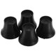 thumbnail image 5 of Long Pole Umbrella Replacement Tops for Rain Protection 4Pcs Black PVC, 5 of 5