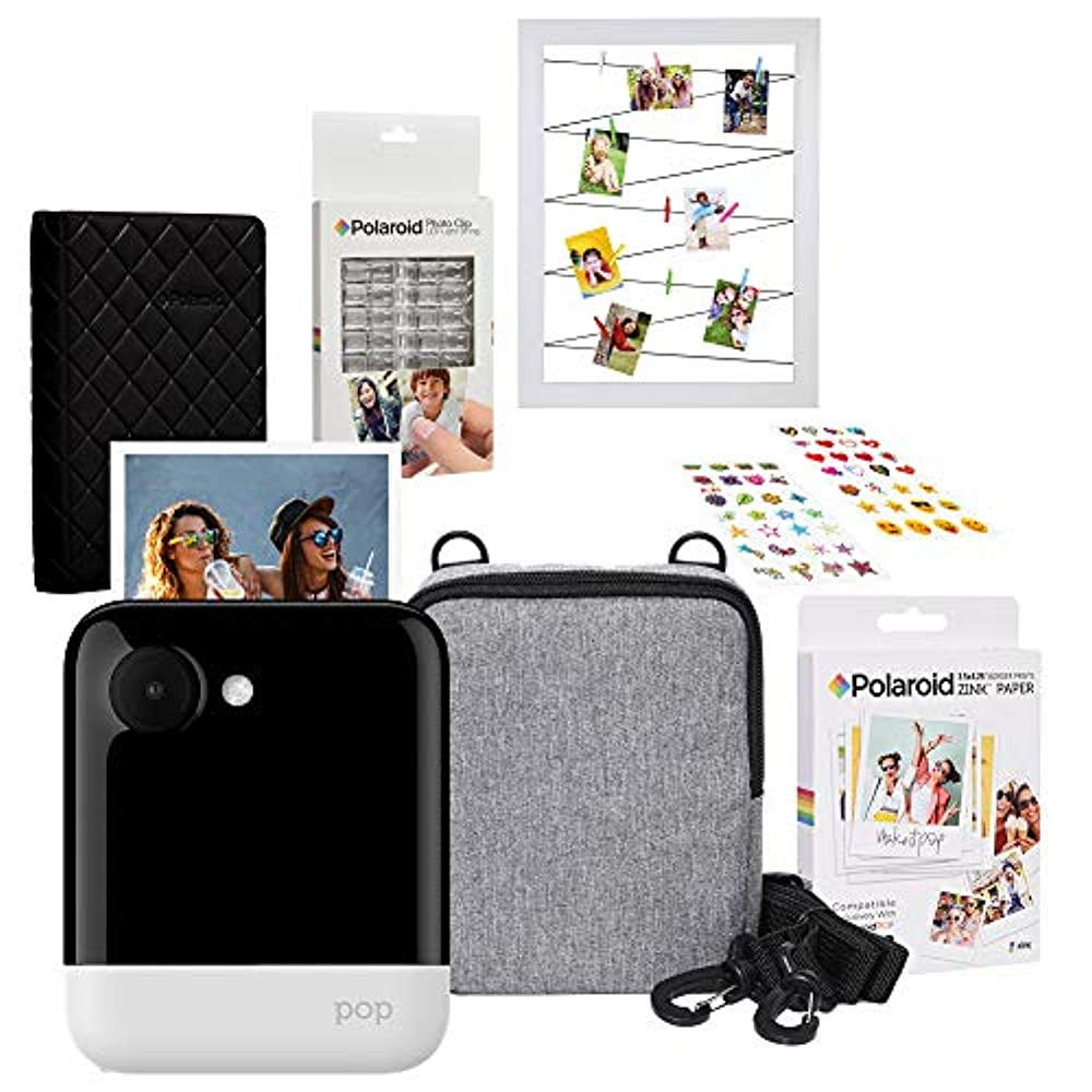 Polaroid POP 2.0 2 in 1 Instant Print Digital Camera (White) Starter