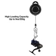 thumbnail image 4 of 1PC Fly Fishing Tying Tackle Tool Retractor Reel Gear Assortment Pack Holder Clip Retractable Cord Key Chain ,Rigid Aluminum Skeletal Frame, 4 of 6
