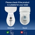 thumbnail image 6 of ANNWA Non-Electric Elongated Bidet Toilet Seat Dual Self-Cleaning Nozzle Front and Rear Wash, 6 of 10