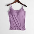 thumbnail image 3 of cocolona Womens Summer Camisole Tops with Built in Bra - Yoga Workout Sports Tank Tops, 3 of 3