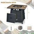 thumbnail image 4 of Costway 28 Inches Propane Gas Fire Pit Table  40,000 BTU Outdoor Heater W/Cover, 4 of 10