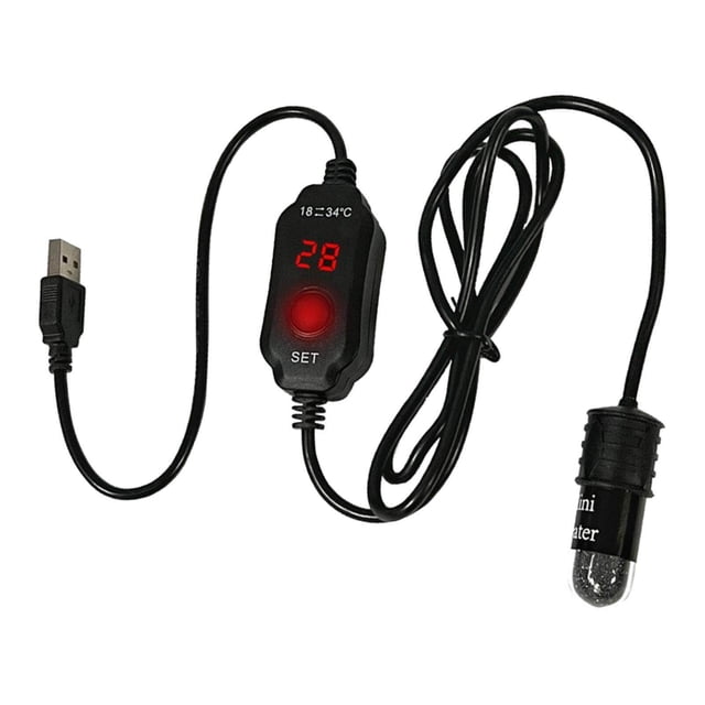Maoww Small Aquarium Heater 10W Intelligent Thermostat Digital Display Adjustable