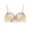 A-Beige217, variant on Yuanlong Women's Bras Push Up Flower Embroidery Underwire Supportive Bra Adjustable Spaghetti Straps Shaping Casual Wear Bra