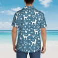 thumbnail image 6 of Haiem Poodle Dog Printed Hawaiian Shirt for Men - Men’s Casual Beach Summer Shirts - Stretch Fabric with Modern Fit-Small, 6 of 9