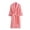 Pink, variant on Women's Bathrobe Lightweight Weave Robe for Summer Sleep Spa Hotel Couples Soft Blue L