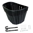 thumbnail image 2 of AMLESO Front Basket Storage Basket Carrier Easy to Install Bike Front Basket Cargo Rack for Grocery Shopping Cycling black, 2 of 10