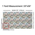 thumbnail image 3 of Manfei Vintage Flower Fabric by the Yard (2 Yards) for Girls Women, Botanical Blossoms Decorative Fabric by the Yard, Spring Garden Floral Sewing & Crafting Fabric, 3 of 6