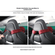 thumbnail image 3 of Almohada de apoyo para el cuello para silla deportiva integrada para Mercedes-Benz Clase S Cojín de protección para el cuello con doble hebilla y doble sujeción Maybach, 3 of 4