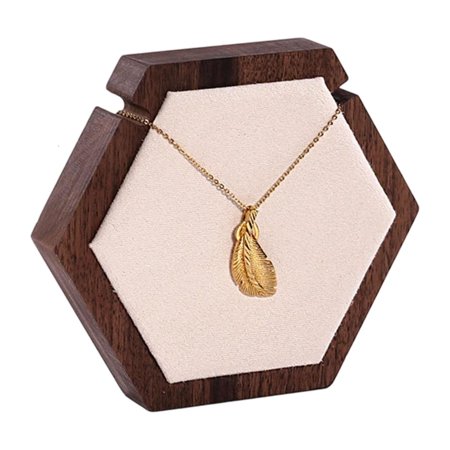 Lerpwige Natural Wood Jewelry Display Holder Necklace Storage Boutique Organizers