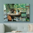 thumbnail image 2 of wall26 - La Grenouillere by Pierre-Auguste Renoir - Canvas Print Wall Art Famous Oil Painting Reproduction - 16" x 24", 2 of 5
