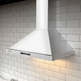 thumbnail image 3 of Empava 30 in. 380 CFM Wall Mount Range Hood with Ducted Exhaust Vent - Soft Touch Controls - 3 Speed Fan - Permanent Filter - LEDs Light in Stainless Steel, 3 of 14