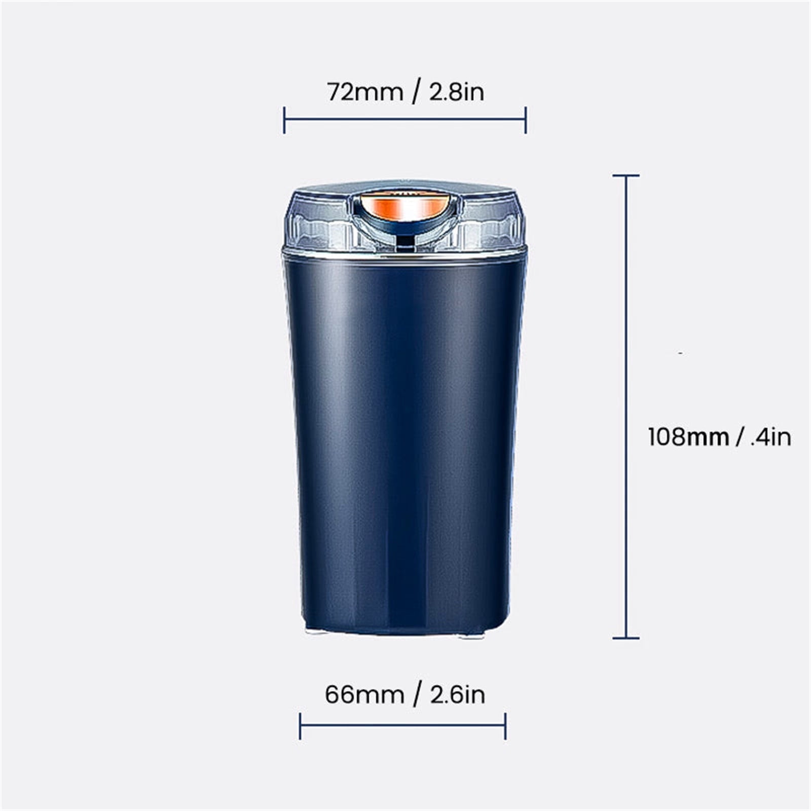 sdhkgrrt Coffee Grinder, 200W Electric Spice Grinder for Coffee Beans Herbs Nuts, Stainless Steel Blades Grinder for Fine Powder, Kitchen Grinder for Spices Pepper Seeds, Portable Grinder with