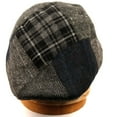 thumbnail image 6 of EPOCH Men's Winter Fall 100% Wool 14 Patch Duckbill Ivy Driver Cabby Cap Hat, 6 of 9