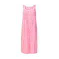 thumbnail image 5 of Aria Women's Sleeveless Long 100% Cotton Nightgown in 46", Sizes XS to 5X, 5 of 7