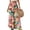 Red, variant on Bsubseach Fashion Women Wide Leg Pants Floral Flowy Palazzo Pants Summer Casual Cruise Trousers