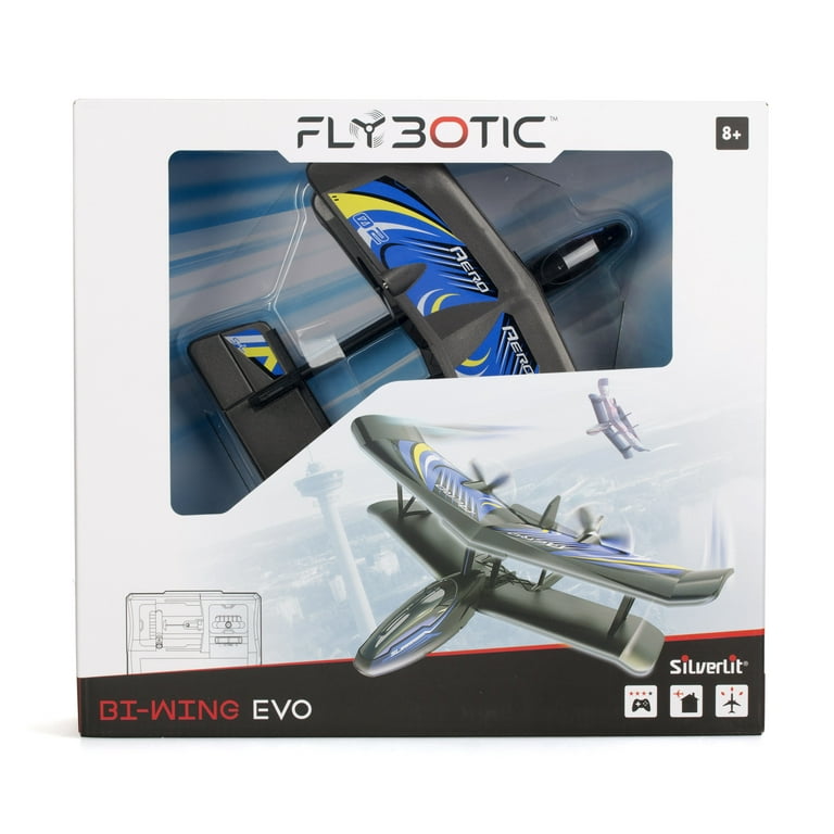 Silverlit Flybotic Bi Wing Evo RC Plane Blue Walmart
