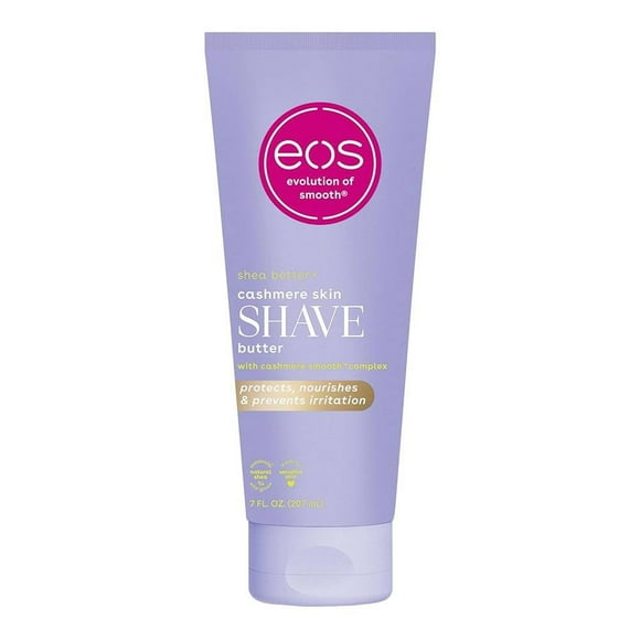 Crema para rasurar Eos Shea Better aroma cachemira de vainilla 207 ml